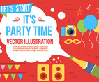 Free Party Time Vector