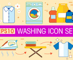 Free Washing Vector Icon Set