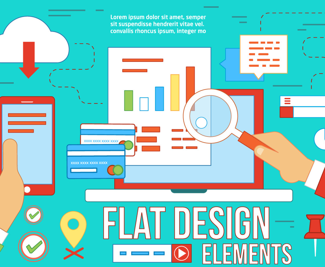 Free Flat Design Vector Elements