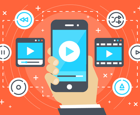 Free Flat Digital Media Vector Background