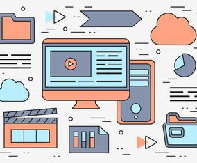 Free Linear Editing Vector Background