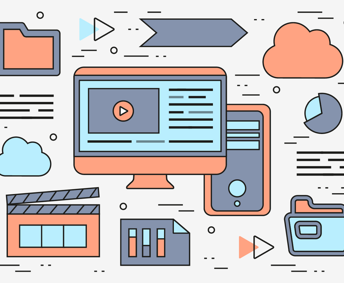 Free Linear Editing Vector Background