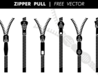 Zipper Pull Free Vector