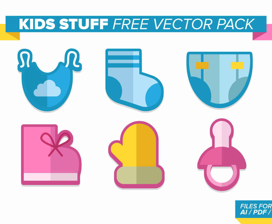 Kids Stuff Free Vector Pack