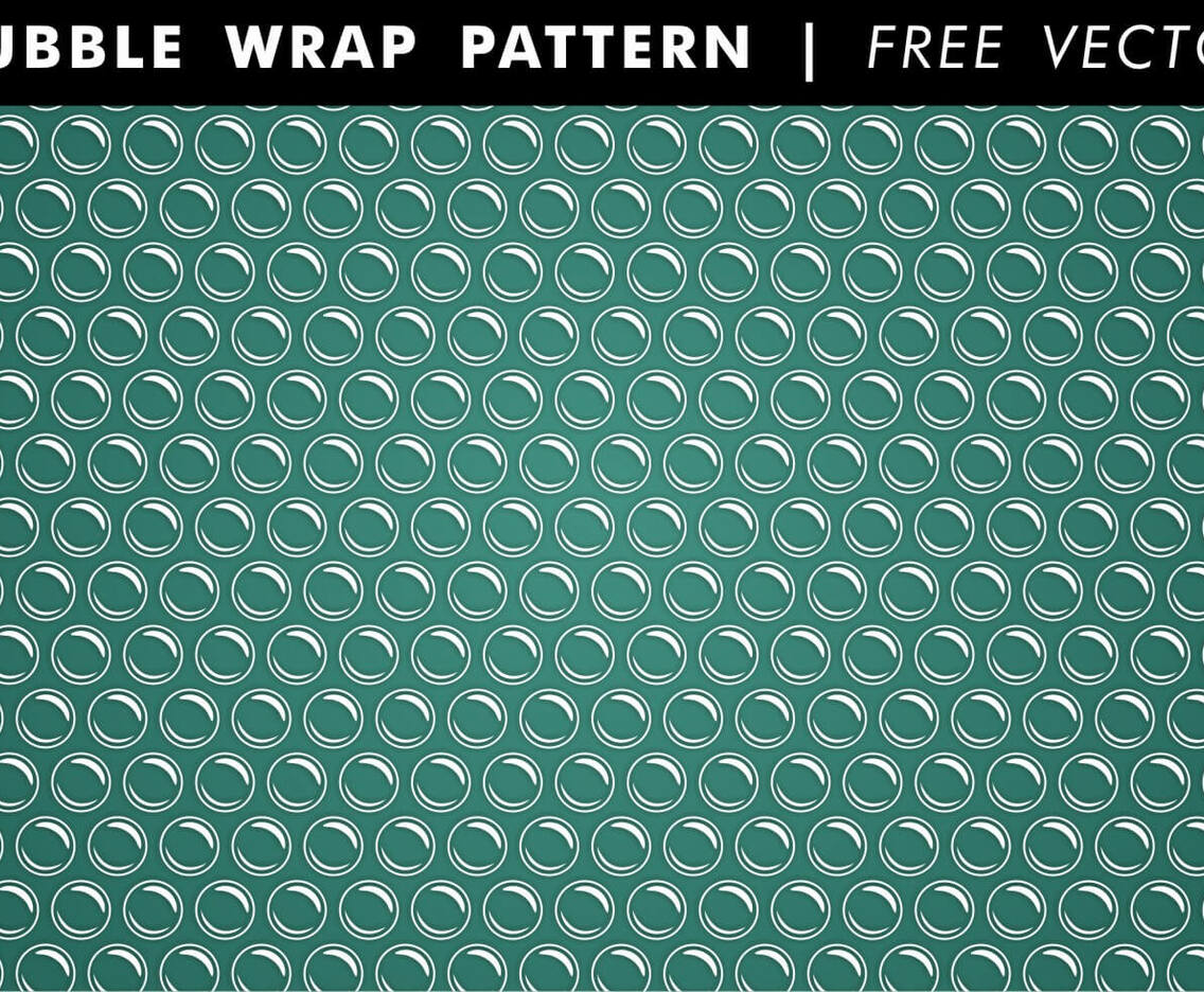 Bubble Wrap Pattern Free Vector