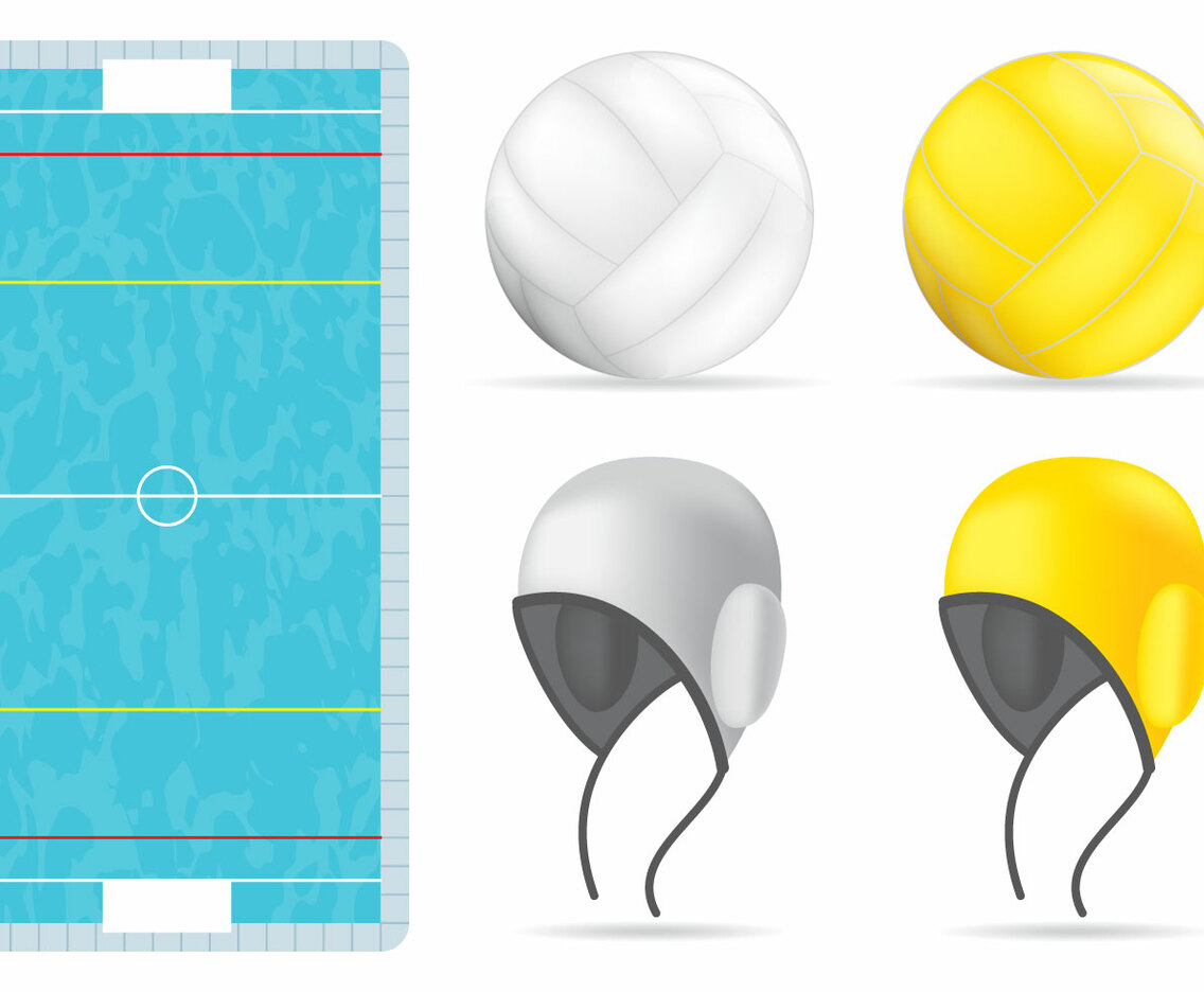 Waterpolo Pool And Items