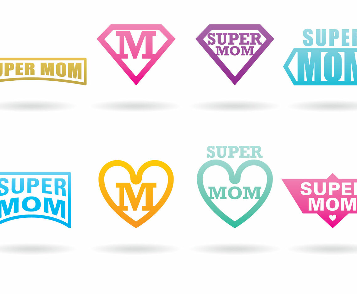 Super Mom Logos