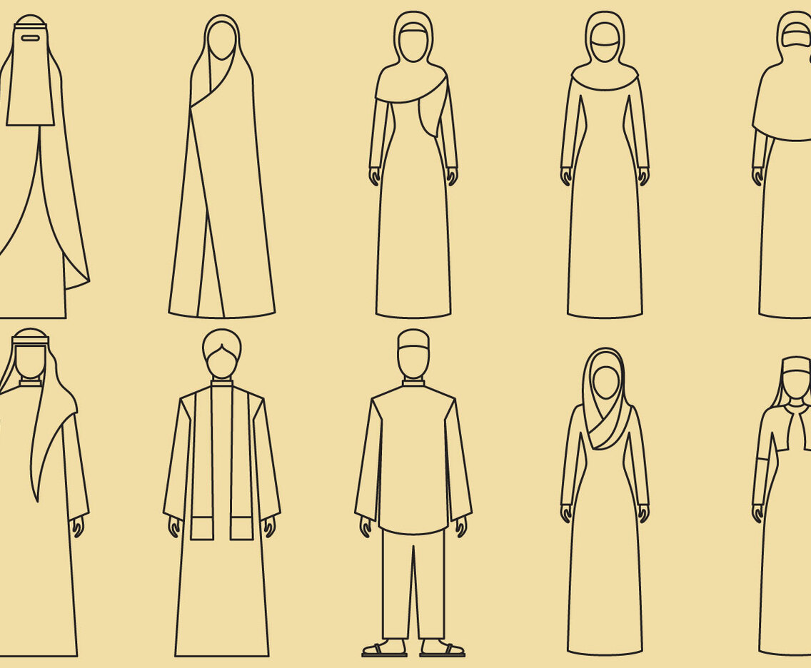 Middle East Clothes Icons