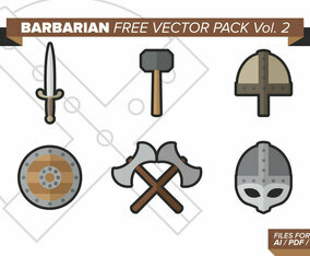 Barbarian Free Vector Pack Vol. 2