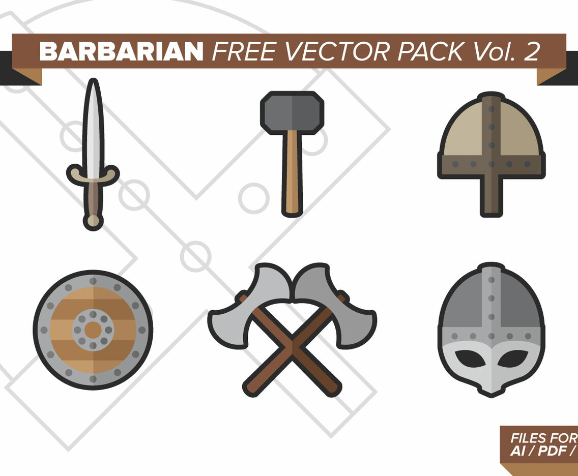 Barbarian Free Vector Pack Vol. 2