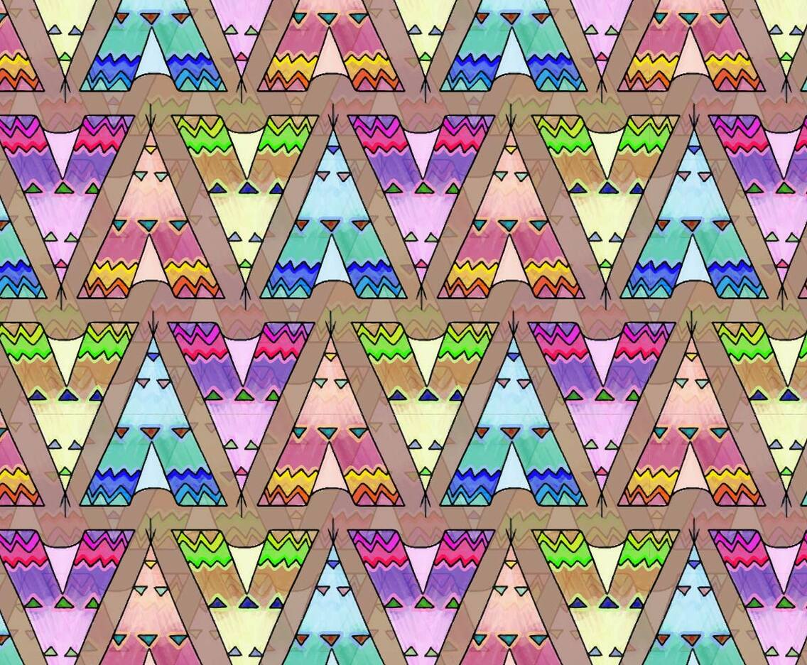 Free Vector Tipi Pattern