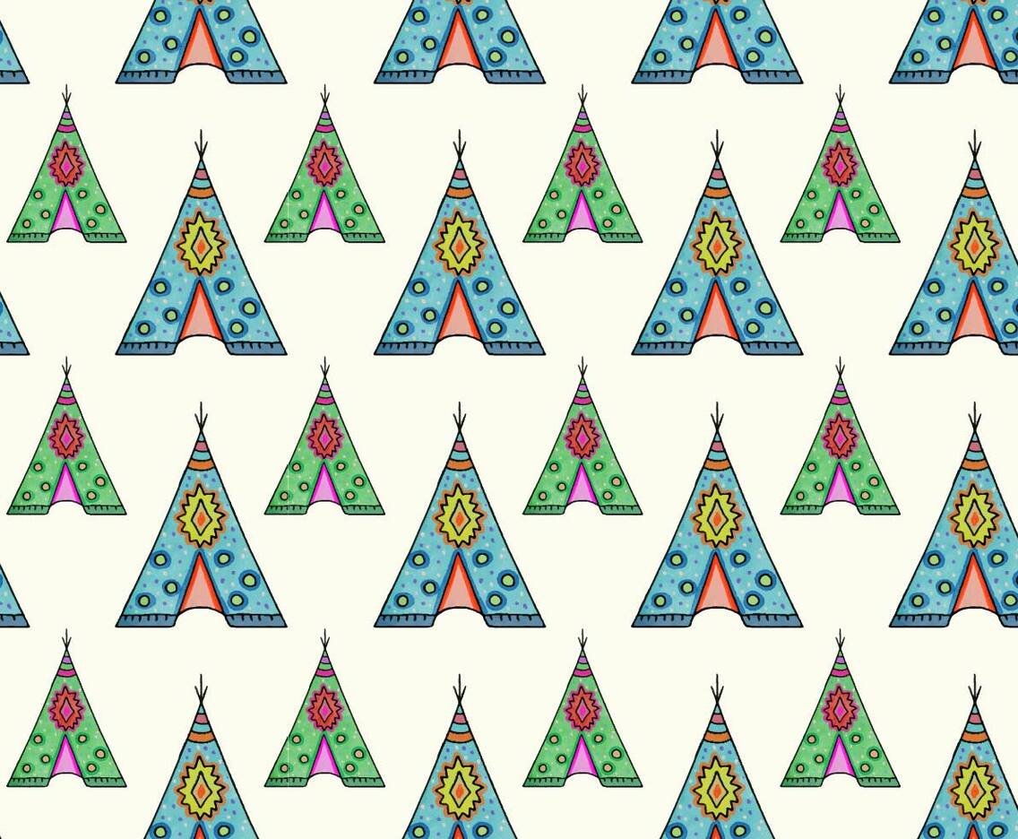 Free Vector Tipi Pattern