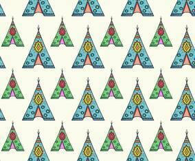 Free Vector Tipi Pattern