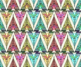 Free Vector Tipi Pattern
