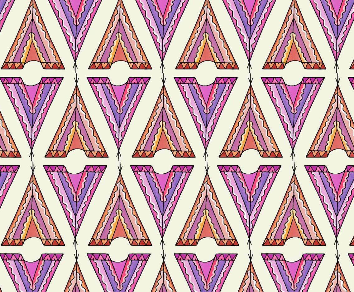 Free Vector Tipi Pattern