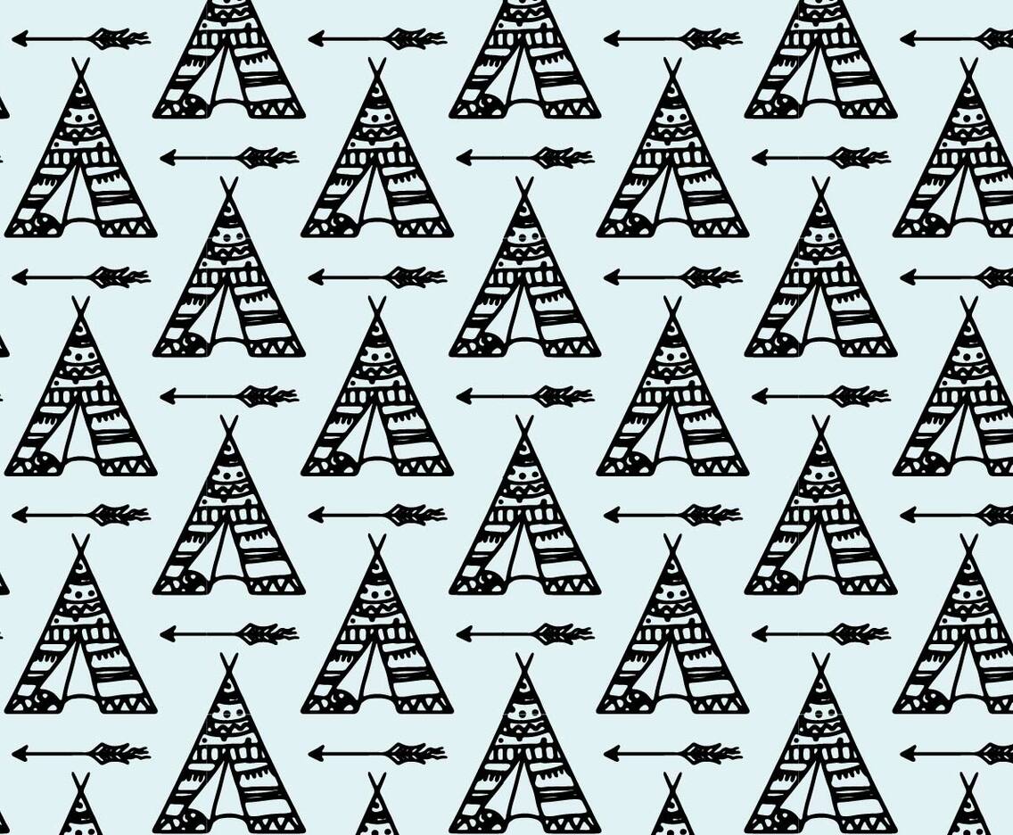 Free Vector Tipi Pattern
