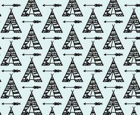 Free Vector Tipi Pattern