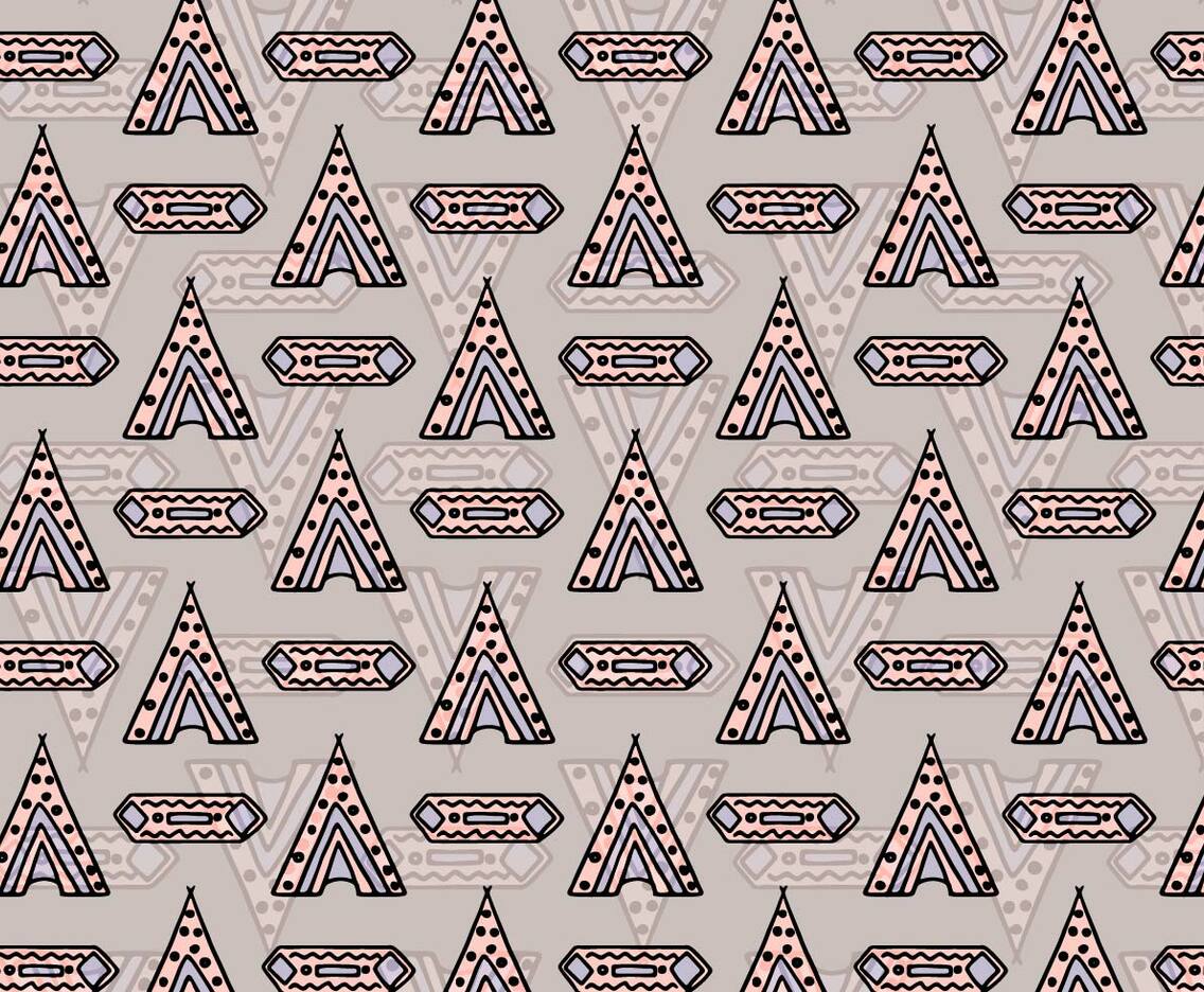 Free Vector Tipi Pattern