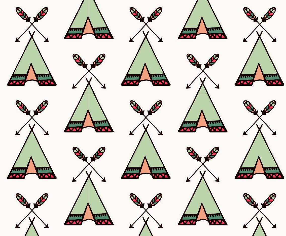 Free Vector Tipi Pattern