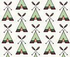 Free Vector Tipi Pattern