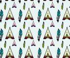 Free Vector Tipi Pattern