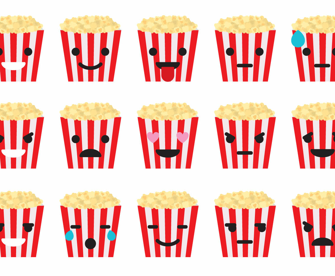 Popcorn Box Emoticons