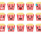 Popcorn Box Emoticons