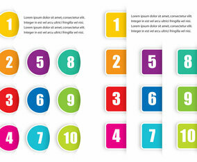 Colorful Bullet Points