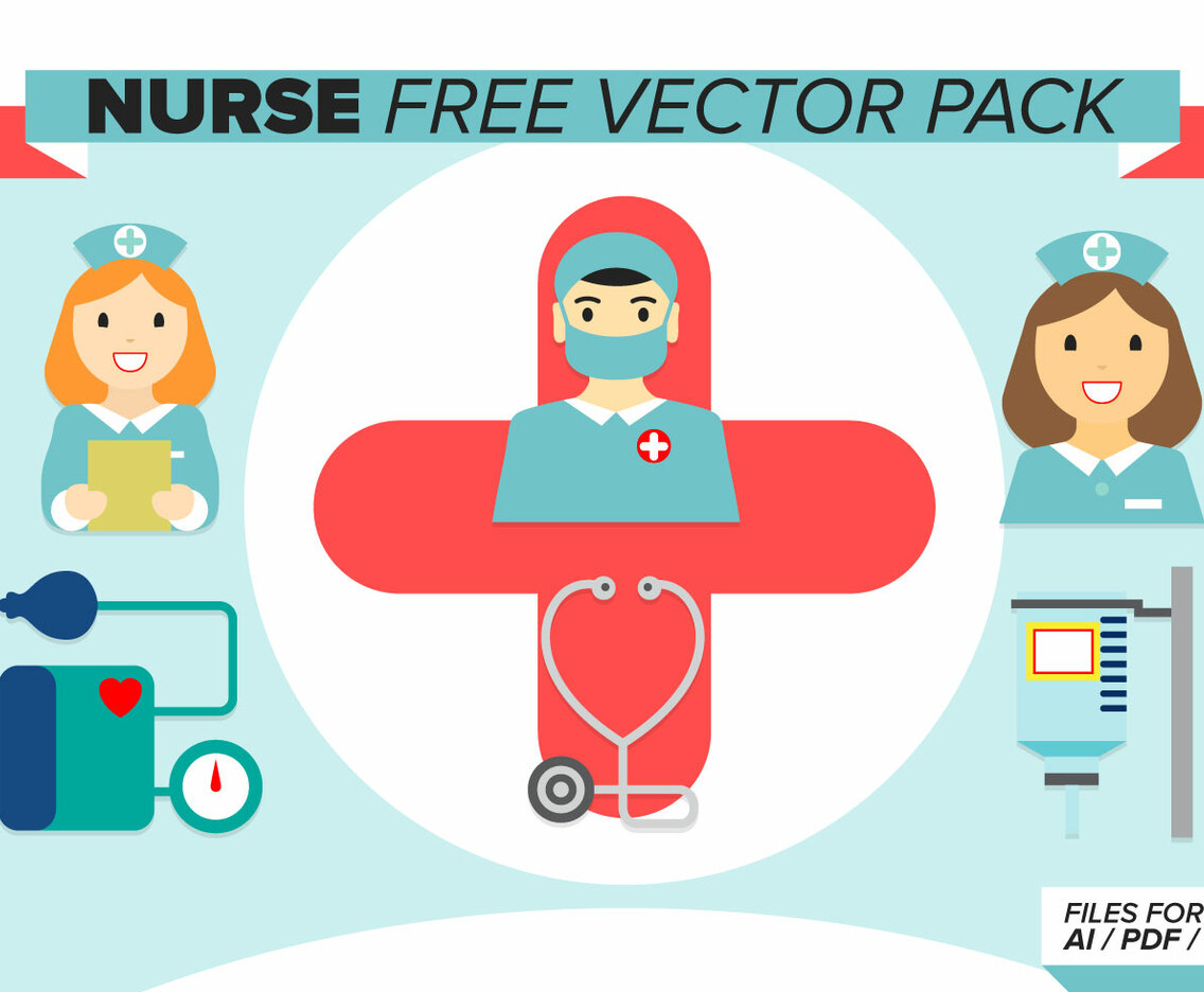 Nurse Free Vector Pack