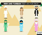 Men And Turban Free Vector Pack