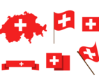 Free Switzerland Map Vector