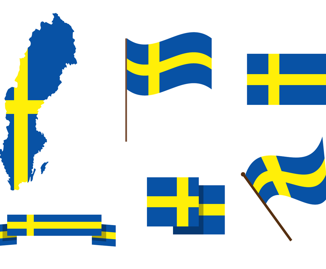 Free Sweden Map Vector