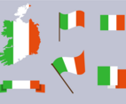 Free Ireland Map Vector