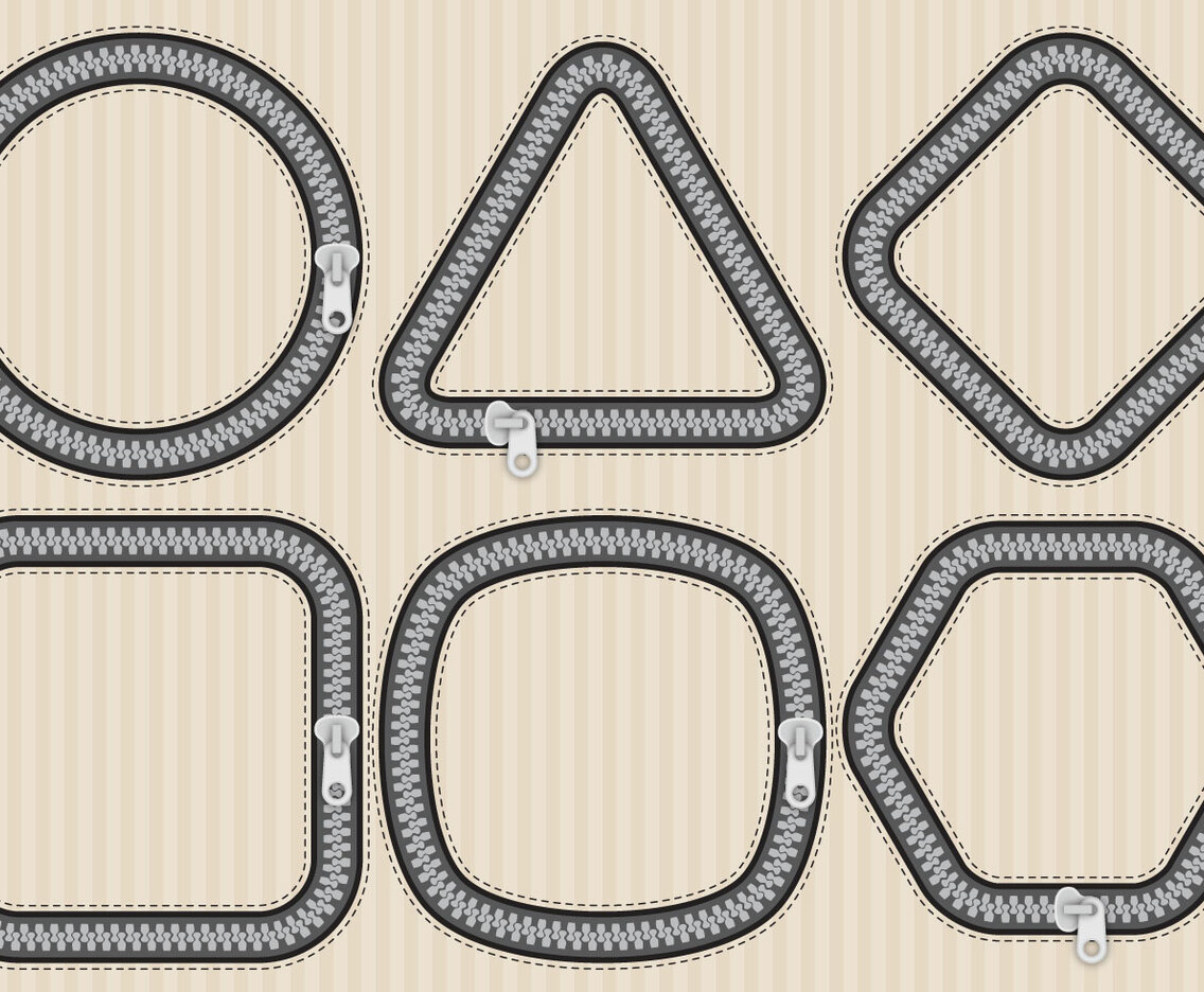 Zipper Shapes