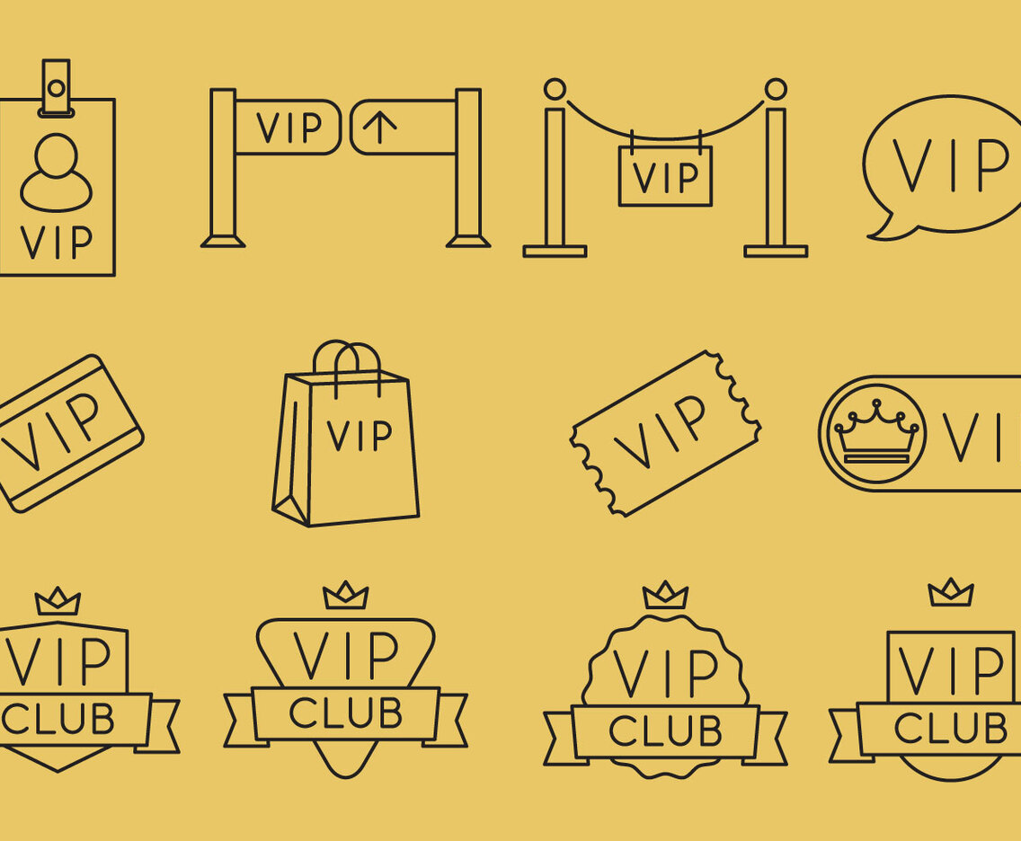 VIP Line Icons