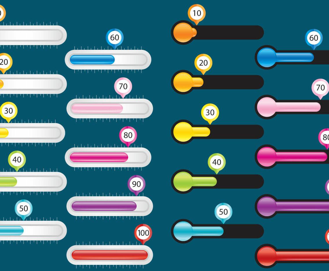 Horizontal Thermometers