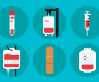 Blood Drive Vector Icons