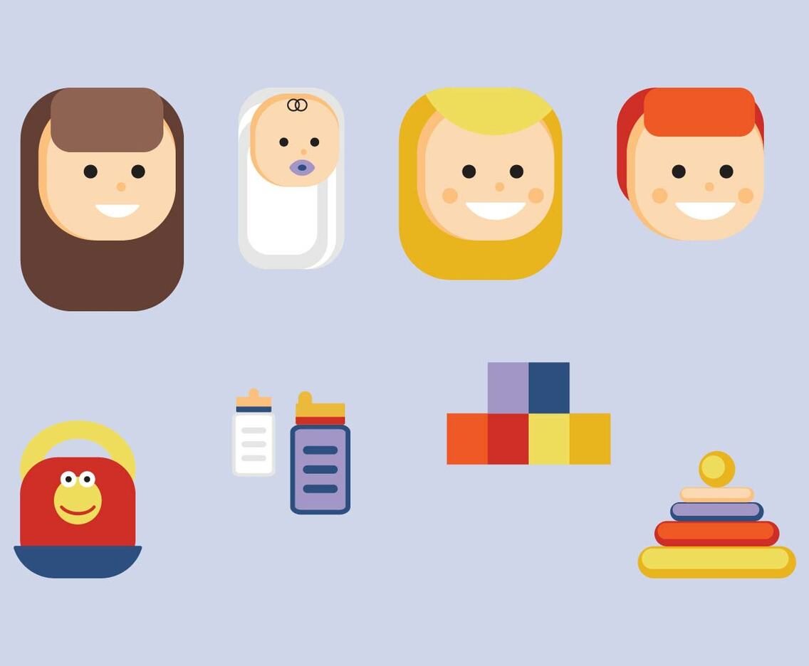 Free Babysitter Vectors