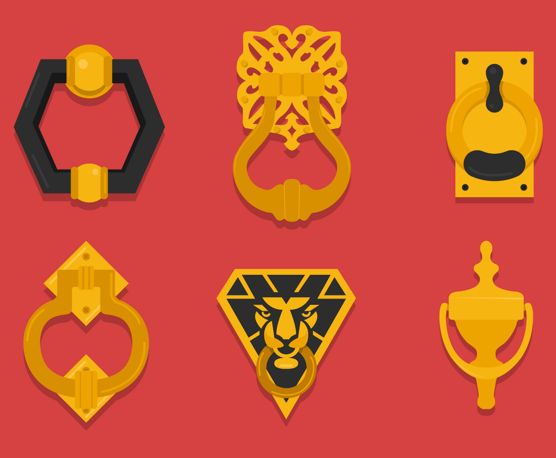 Door Knocker Vectors