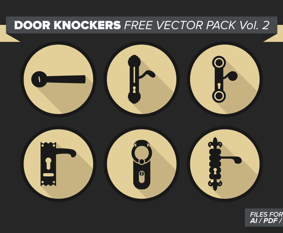 Door Knockers Free Vector Pack Vol. 2