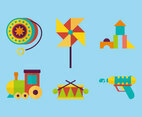 Cute Toys Vector