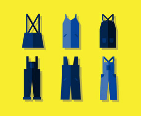 Set of Overalls