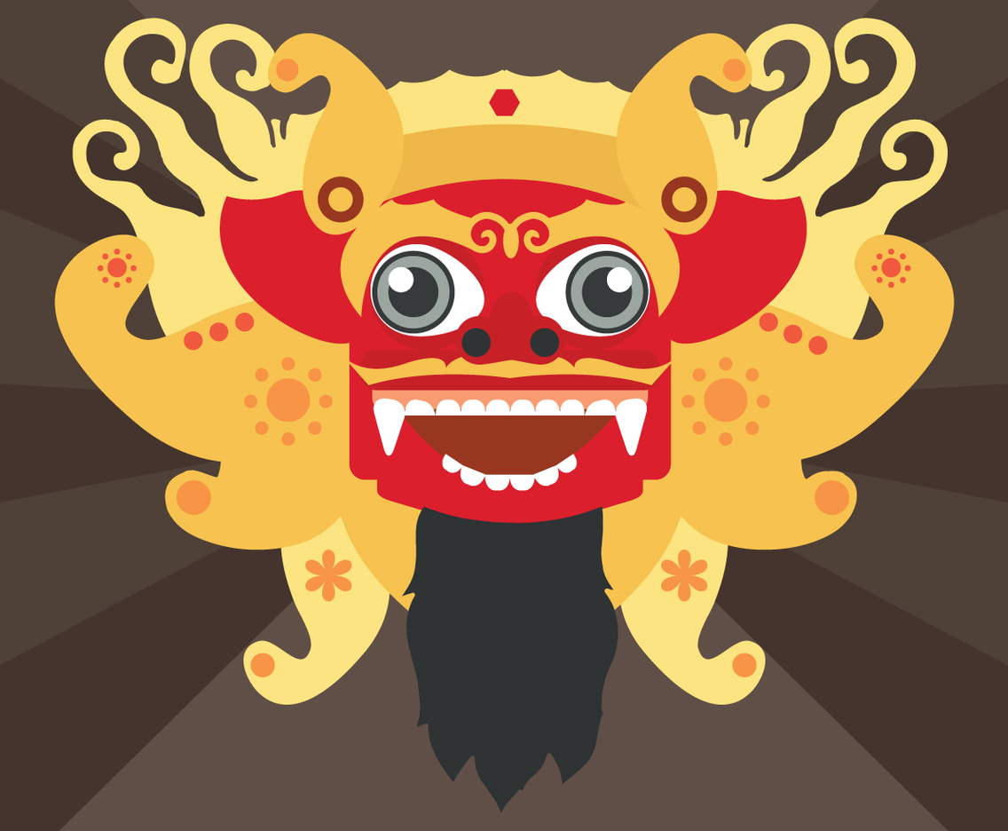 Barong Vector Illustration