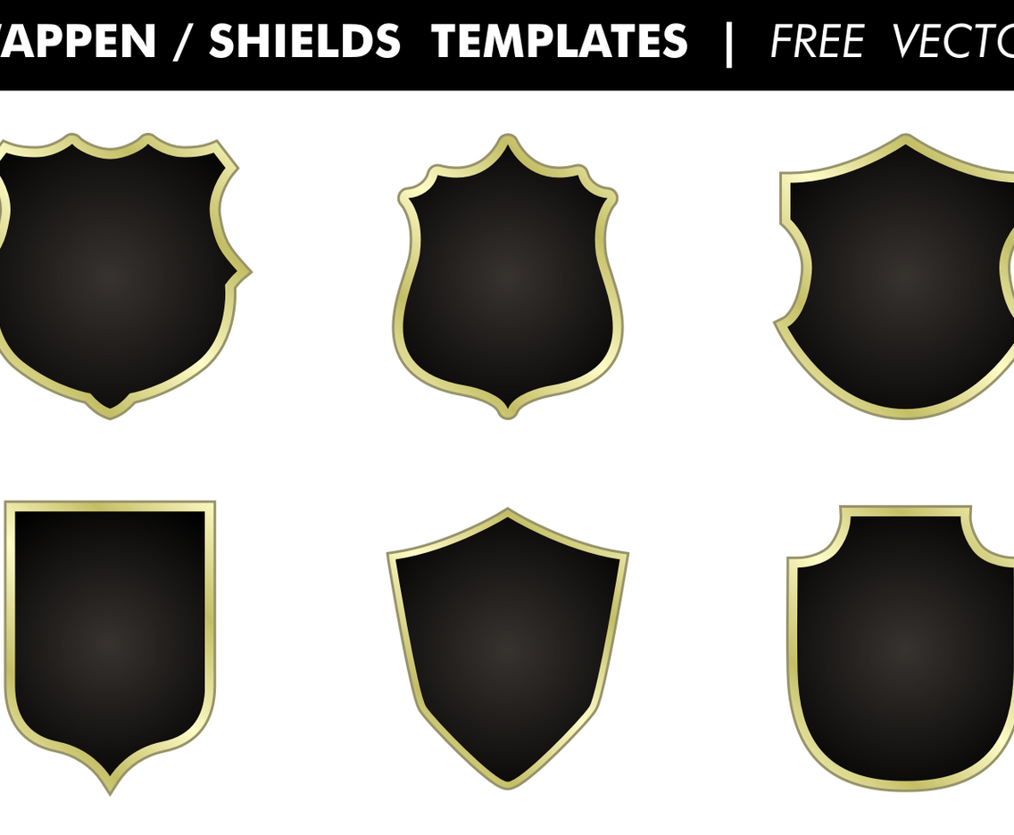 Wappen  Shields Templates Free Vector