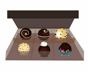 Box of Truffles Vector