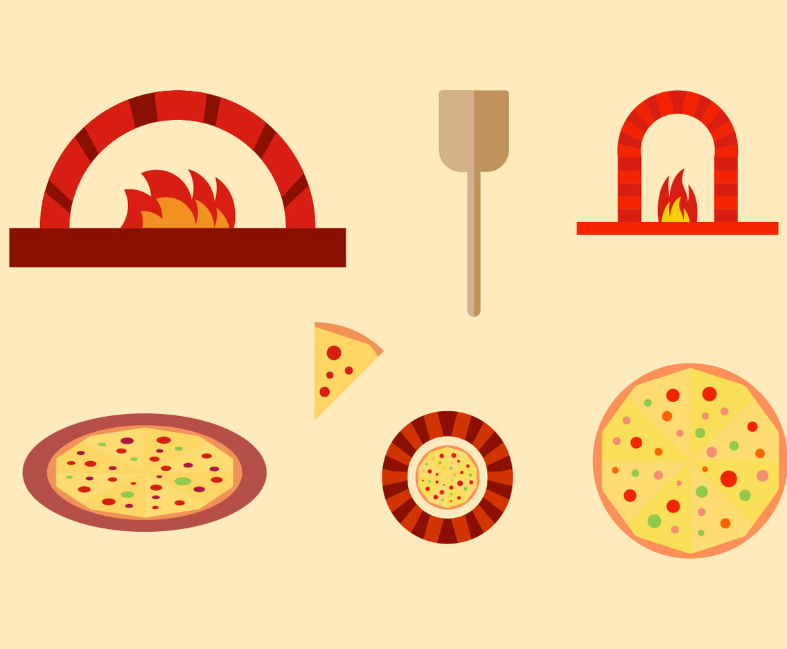 Free Pizza Vector Pack