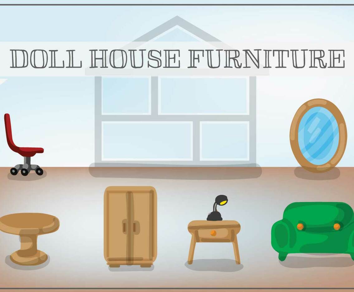Free Doll House Furniture Vector