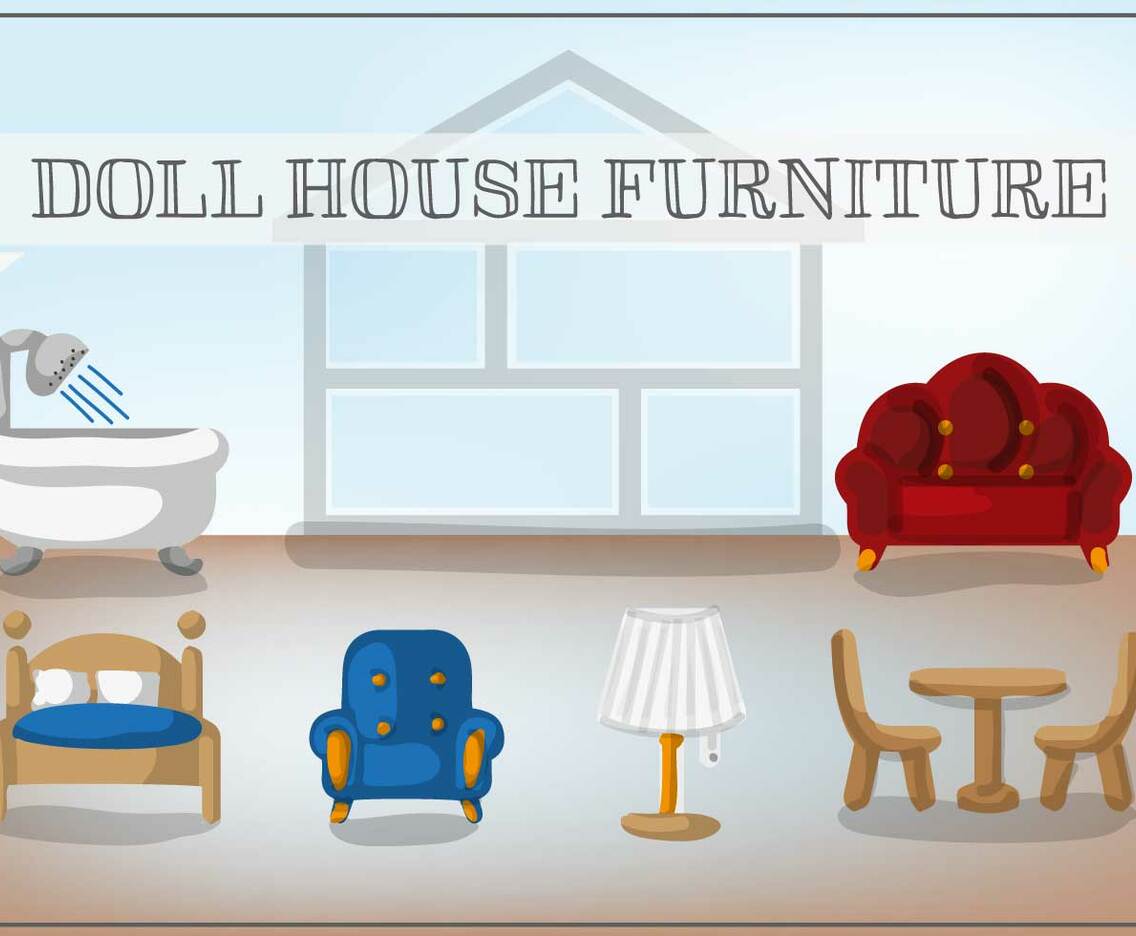 Free Doll House Furniture Vector