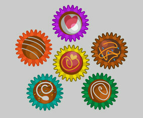 View Top Truffles Vector