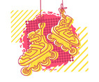 Retro Pink Roller Blades